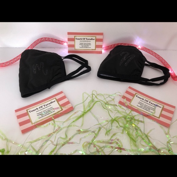 Monogram Initial Face Mask - Picture 11 of 11